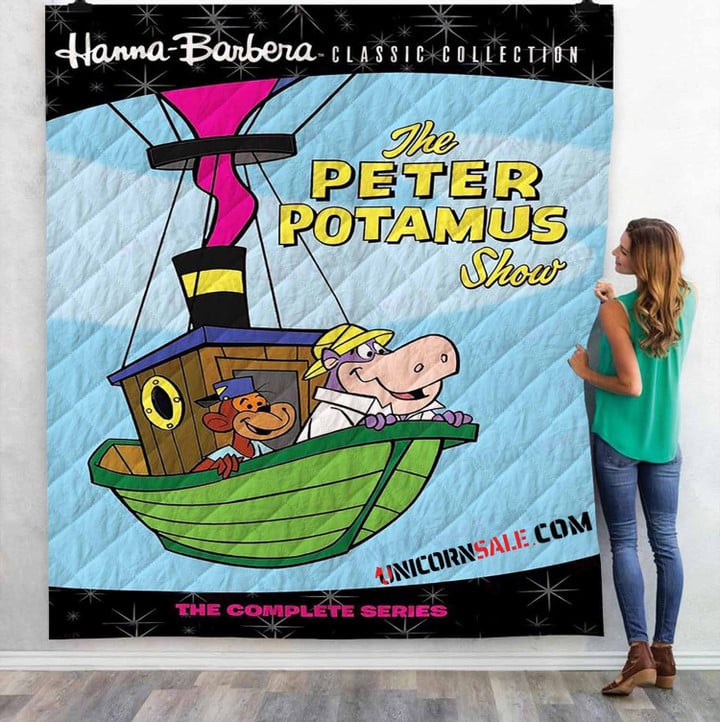 Cartoon Movies Peter Potamus D 3D Customized Personalized Quilt Blanket