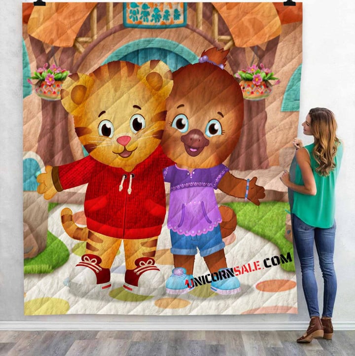 Cartoon Movies Daniel Tiger's Neighborhood V 3D Customized Personalized Quilt Blanket