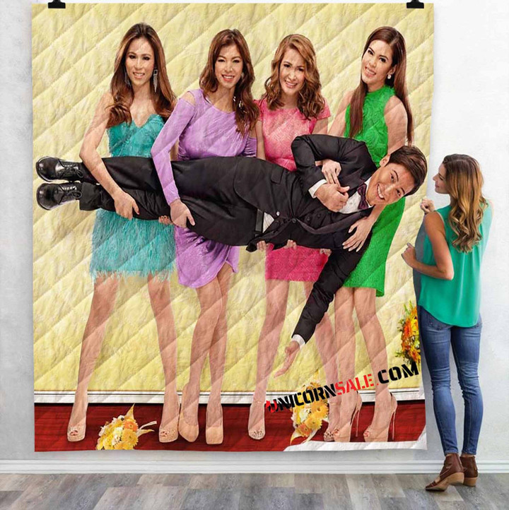 Movie Four Sisters and a Wedding v 3D Customized Personalized Quilt Blanket