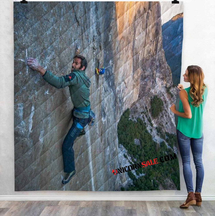 Netflix Movie The Dawn Wall v 3D Customized Personalized Quilt Blanket