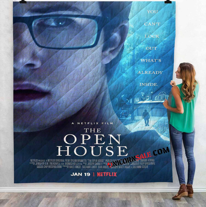Netflix Movie The Open House d 3D Customized Personalized Quilt Blanket