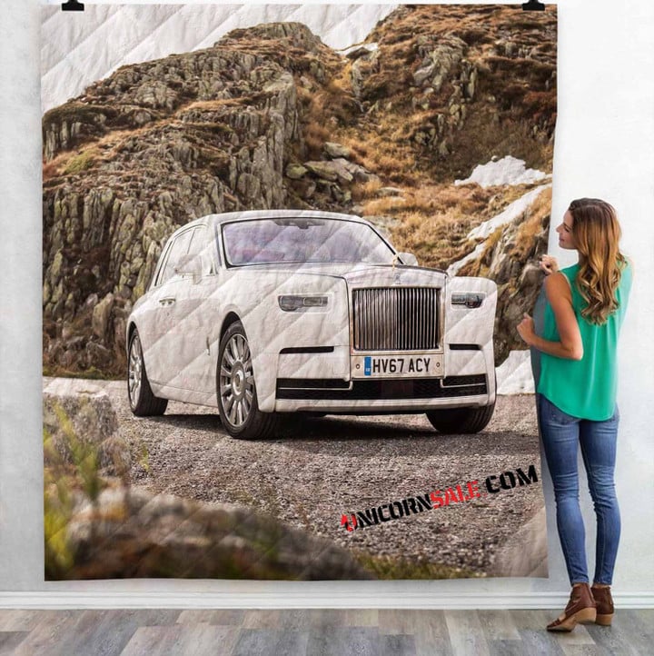 Super Car Rolls-Royce Phantom Serenity v 3D Customized Personalized Quilt Blanket