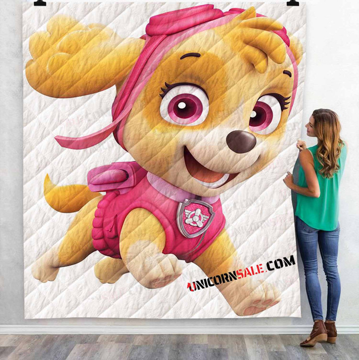 Cartoon Movies Paw Paws D 3D Customized Personalized Quilt Blanket