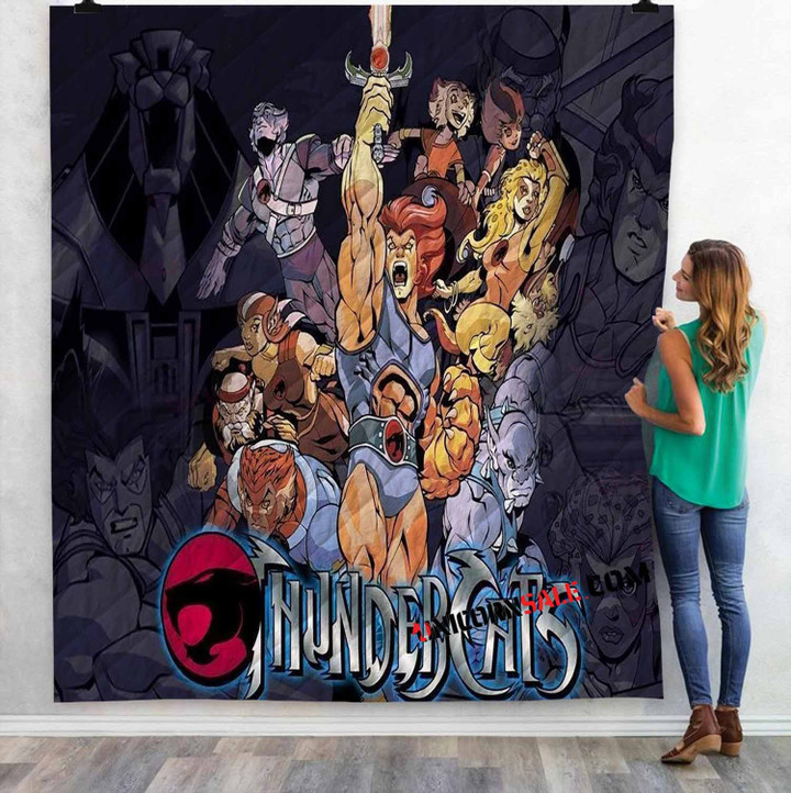 Cartoon Movies SilverHawks v 3D Customized Personalized Quilt Blanket