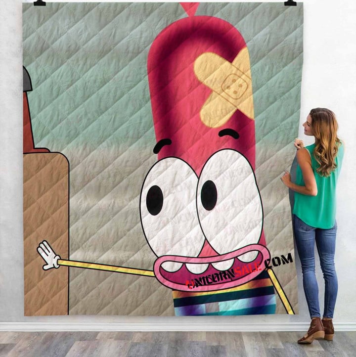 Cartoon Movies Pinky Malinky D 3D Customized Personalized Quilt Blanket