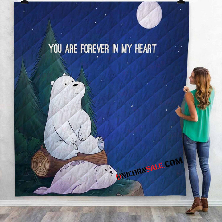 Cartoon Movies We Bare Bears V 3D Customized Personalized Quilt Blanket