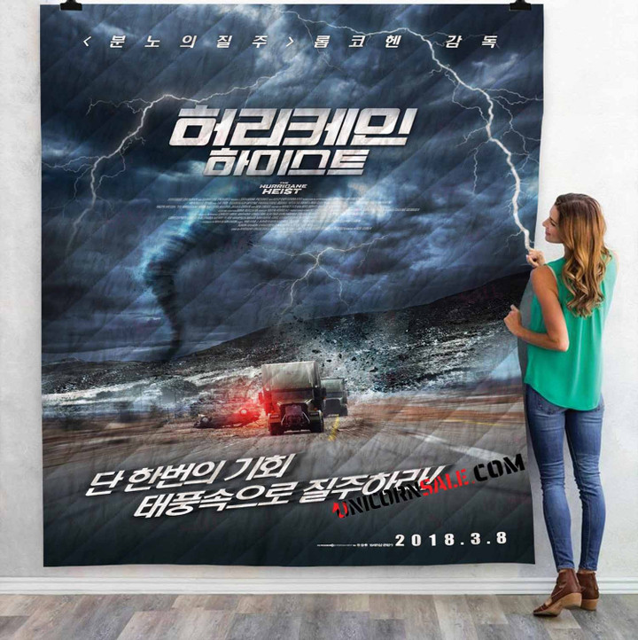 Netflix Movie The Hurricane Heist d 3D Customized Personalized Quilt Blanket