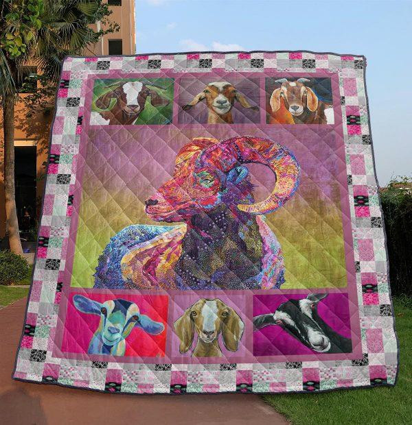 Colorful Goat Quilt Blanket Vq06 – Quilt