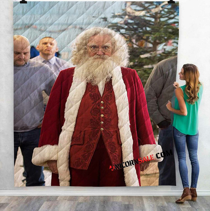 Movie Get Santa D 3D Customized Personalized Quilt Blanket