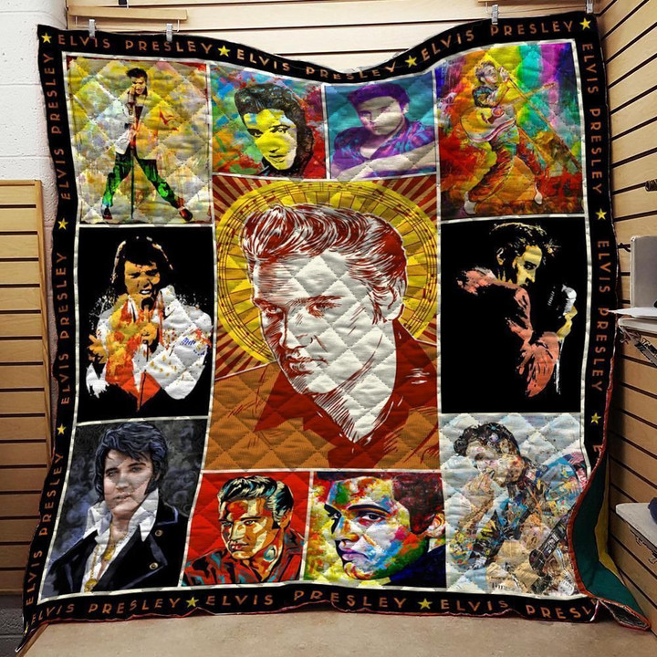 Elvis Presley Quilt Blanket