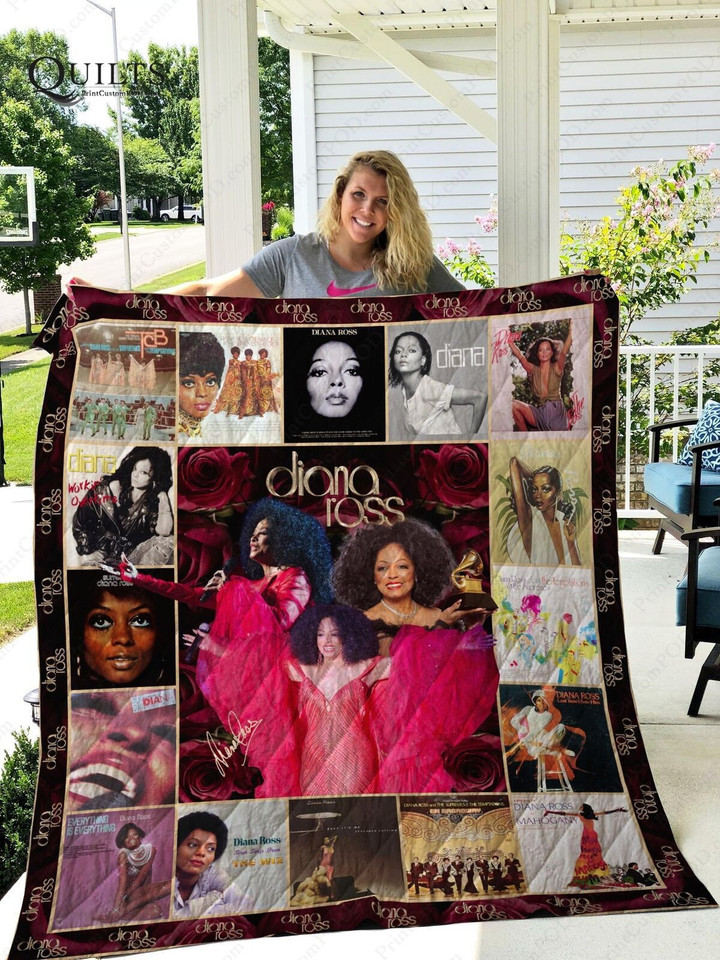Diana Ross Quilt Blanket Gifts For Fans Birthday Christmas Gifts