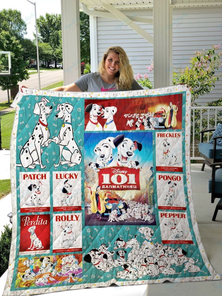One Hundred And One Dalmatians_Style 2 Quilt Blanket