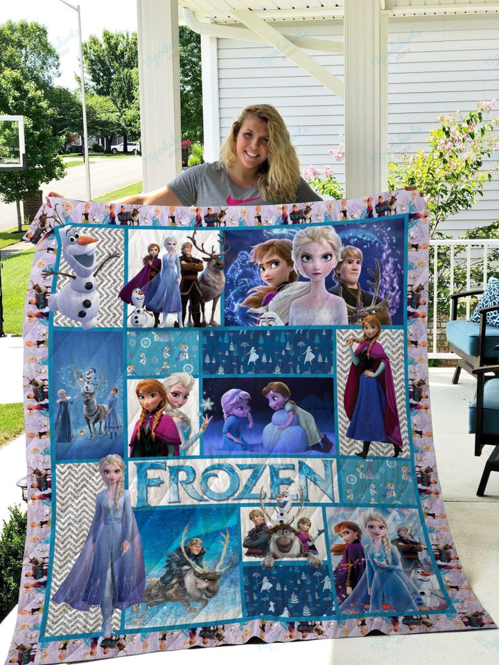 Frozen 3D Quilt Blanket