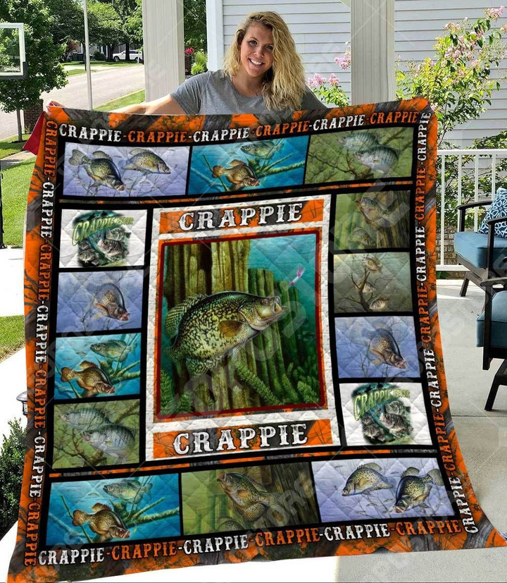 Crappie Fish Like 3D Personalized Customized Quilt Blanket 1213