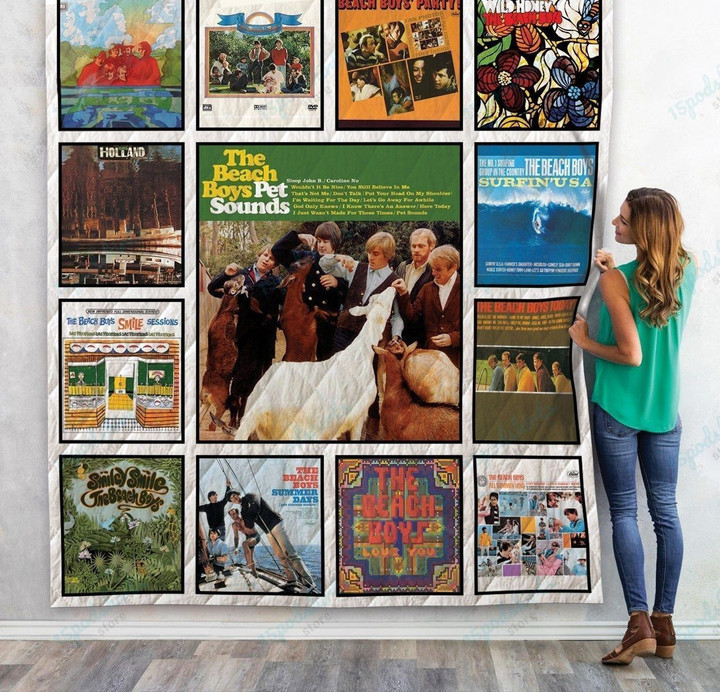 The Beach Boys Albums Quilt Blanket For Fans