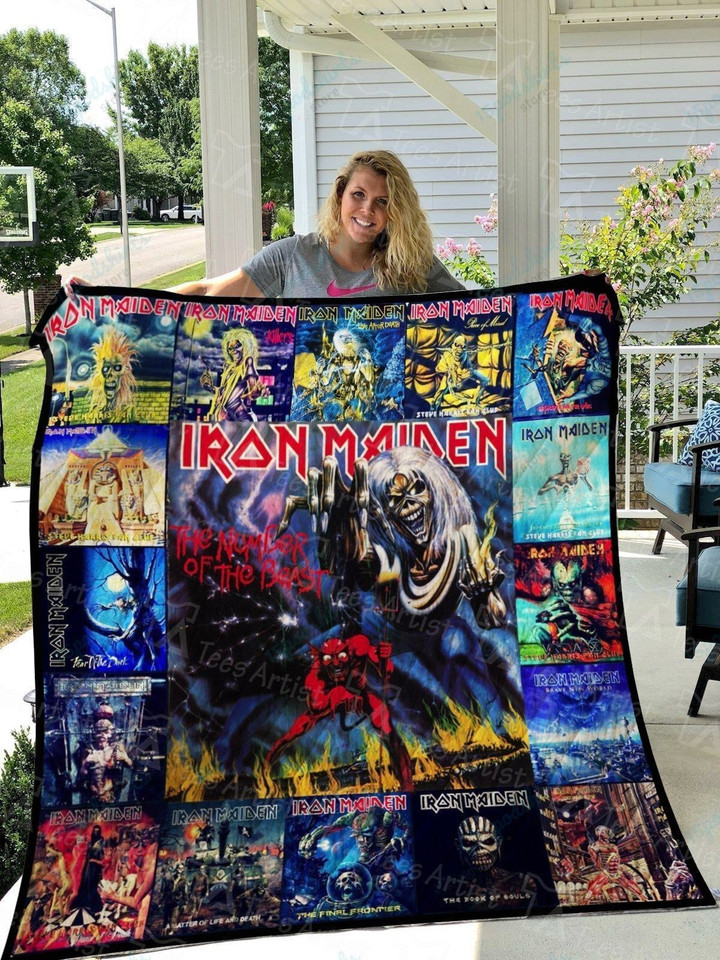 Iron Maiden Quilt Blanket 01154
