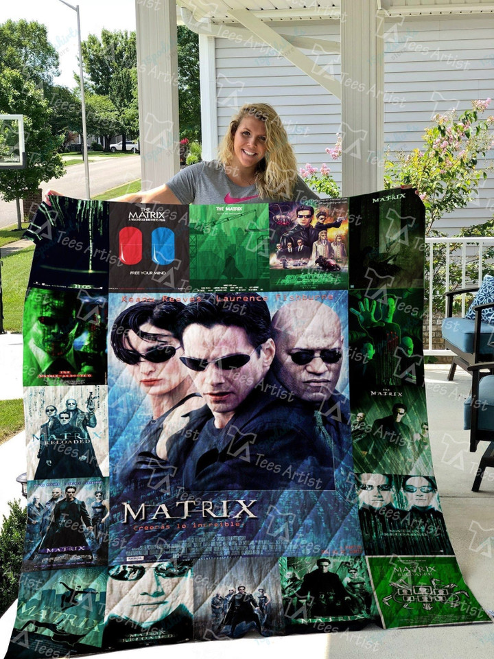 The Matrix Quilt Blanket 0596