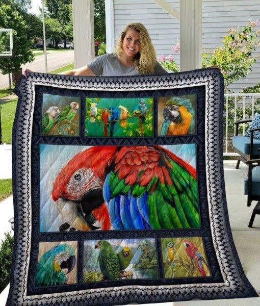 Parrot Quilt Blanket Quiani23006