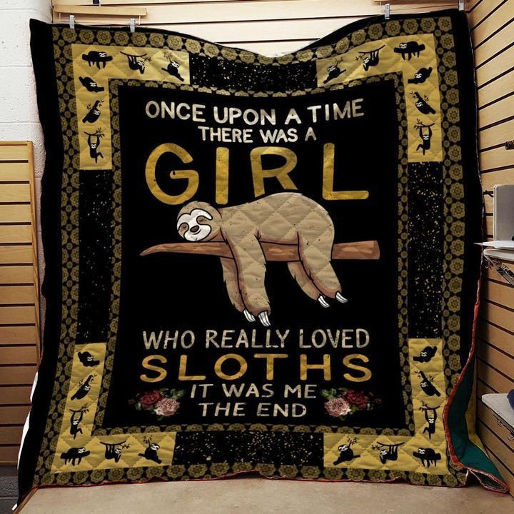 Sloth Girl Mmc2110183 Quilt Blanket