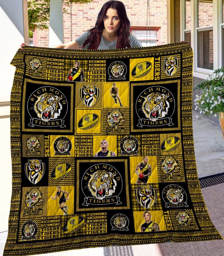 Richmond Tigers Quilt Blanket