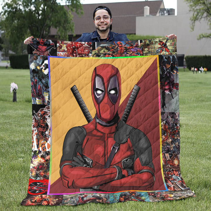 Deadpool 3D Quilt Blanket #Bnov-13