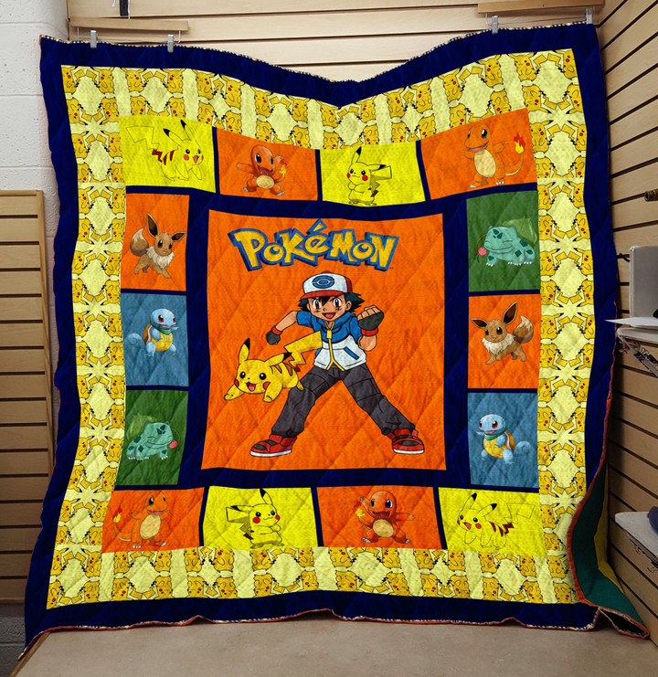 Pokemon Quilt Blanket