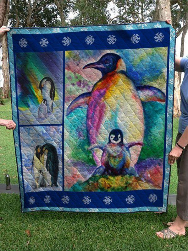 I Can Fly Penguin Quilt Blanket – Quilt