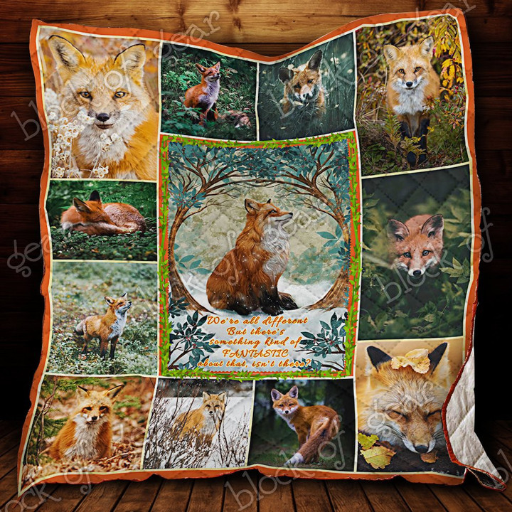 Fox We’Re All Different But There’S Something Kind Of Fantastic Quilt Blanket Great Customized Blanket Gifts For Birthday Christmas Thanksgiving
 
190+ Customer Reviews