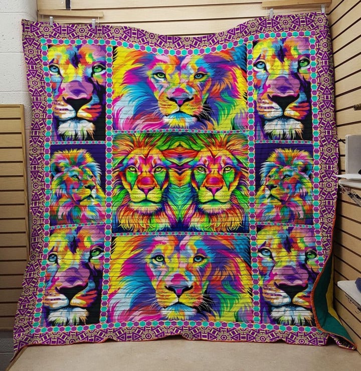 Lion Quilt Blanket