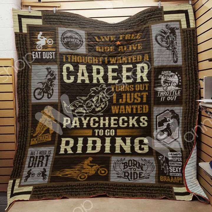 Dirt Bike Quilt Blanket Dhc03021183Td