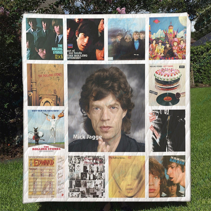 Mick Jagger Quilt Blanket Full