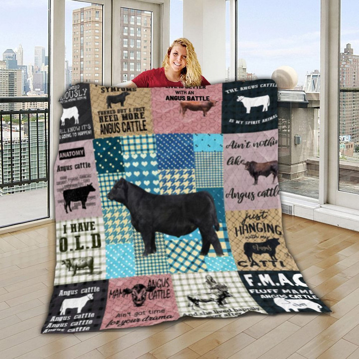 Angus Cattle JS9 NDK060795 3D Customized Quilt