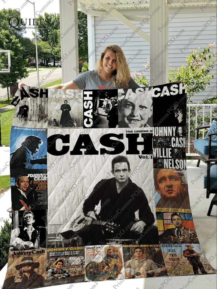  Johnny Cash Quilt Blanket 01