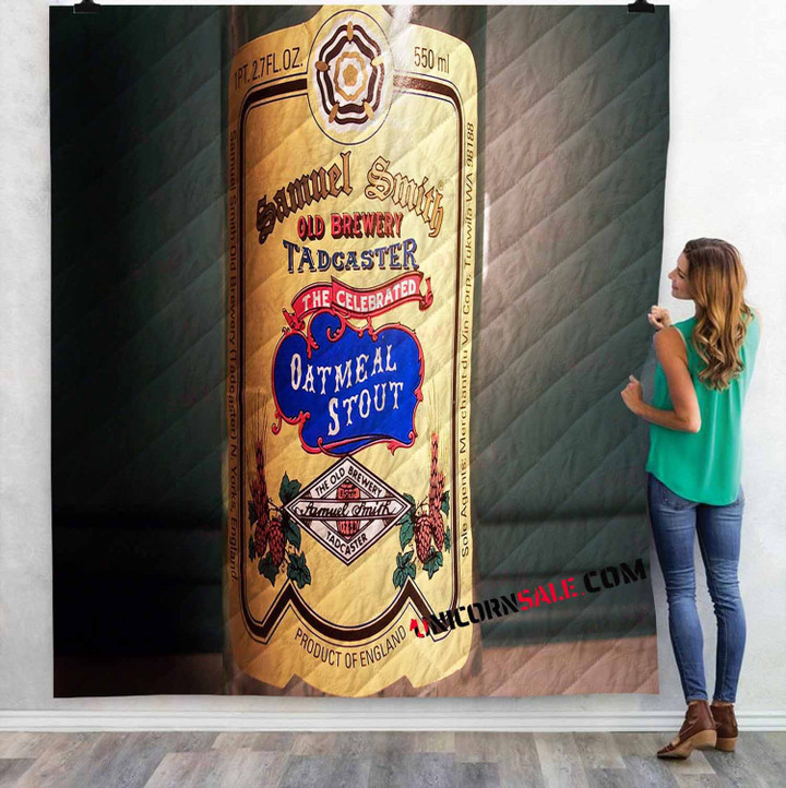 Beer Brand Samuel Smith's Oatmeal Stout 1N 3D Customized Personalized Quilt Blanket