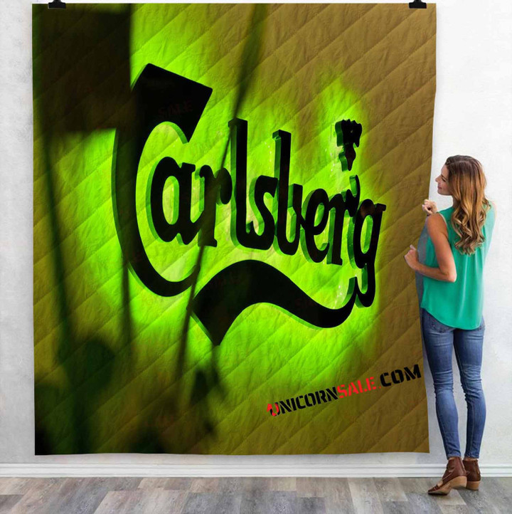 Beer Brand Carlsberg Export 2N 3D Customized Personalized Quilt Blanket