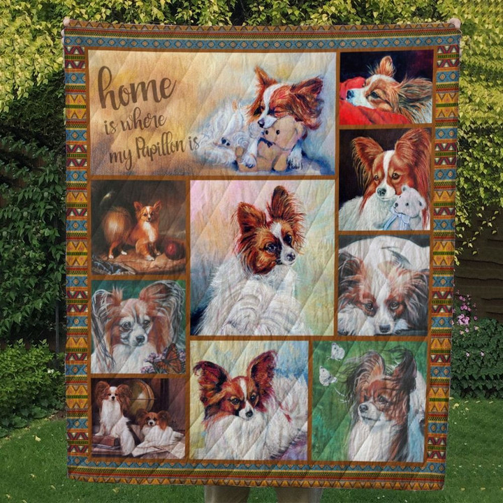 Home Is Where Papillon Is Quilt Abg27413 Fuct2108