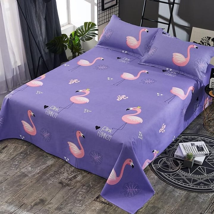 Pink Flamingo Bedding Set 