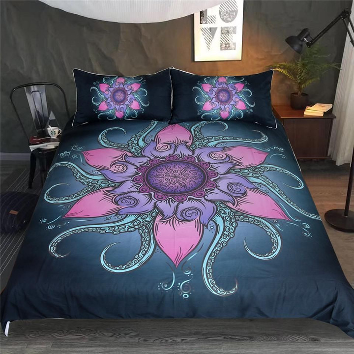 Octopus Flower Bedding Set 