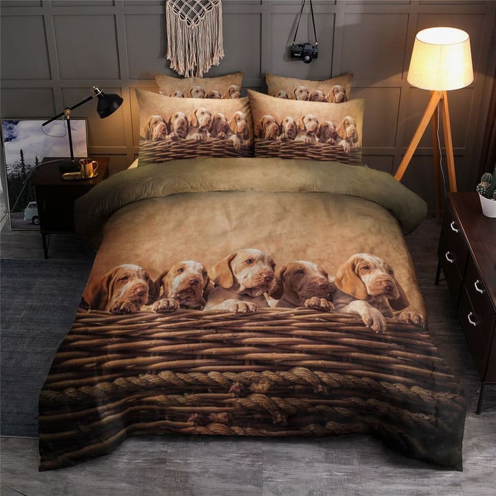 Bracco Italiano Puppies Bedding Set 