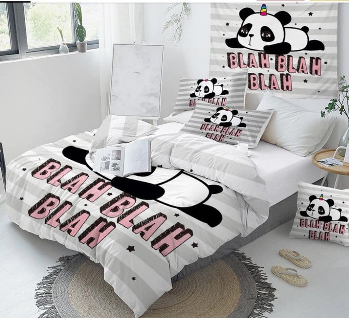 Panda Unicorn Bedding Set 