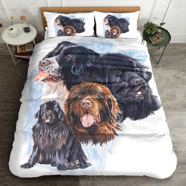 Newfoundland Dog Bedding Set 