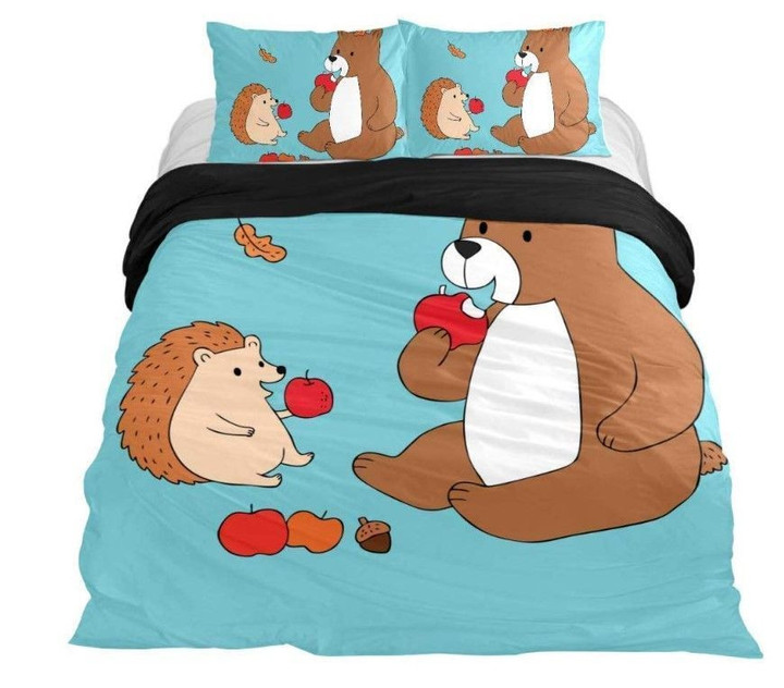Bear Hedgehog Bedding Set Jlgii Haiba