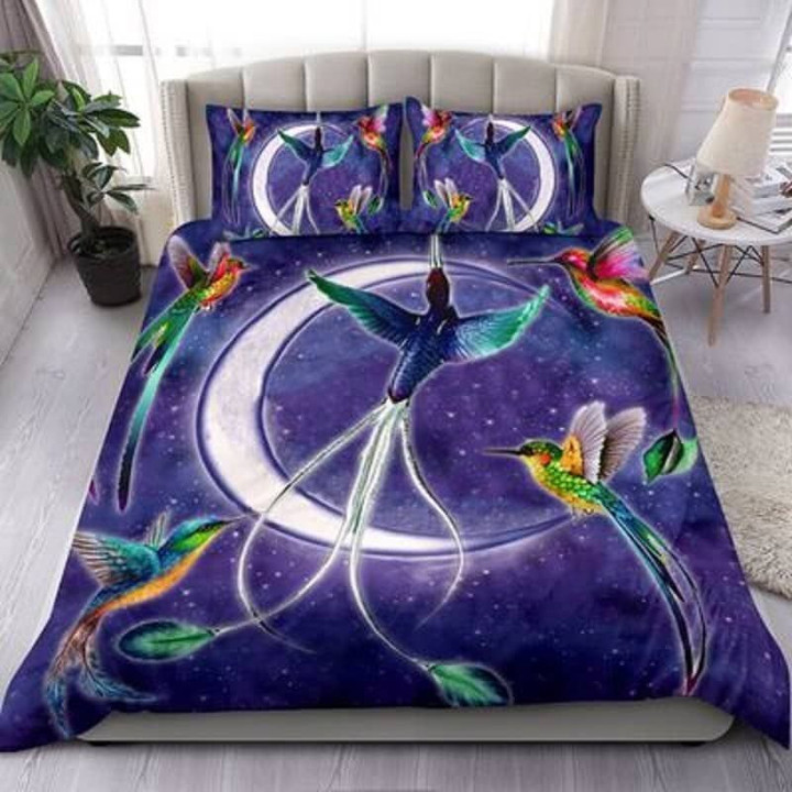 Hummingbird Fly To The Moon Ct2521 Bedding Set Bevr2907
