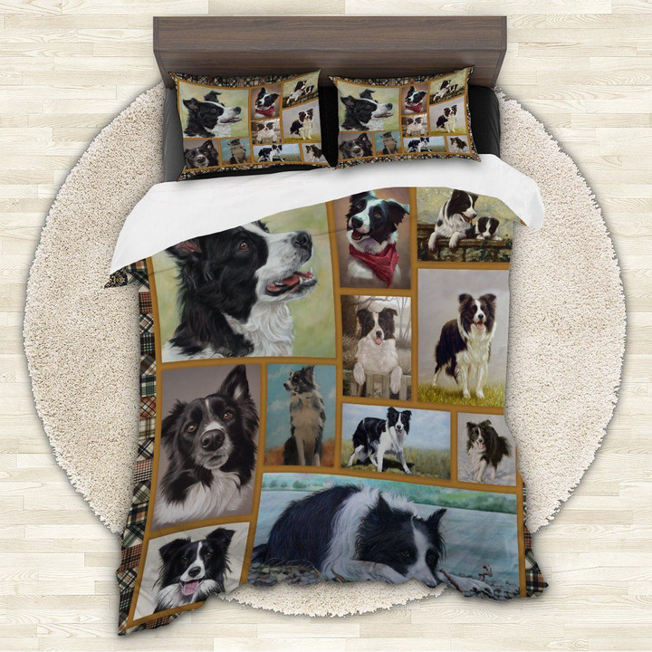 Border Collie Cute Bedding Set All Over Prints