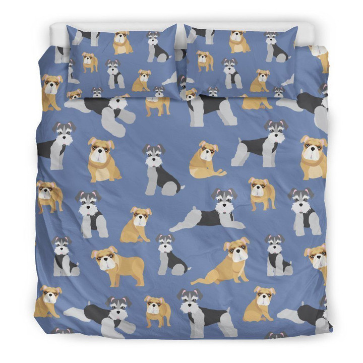 Schnauzer Dog Puppy Bedding Set All Over Prints