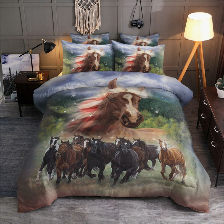 Horse Bedding Set All Over Prints
