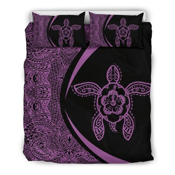 Turtle Polynesian Bedding Set All Over Prints