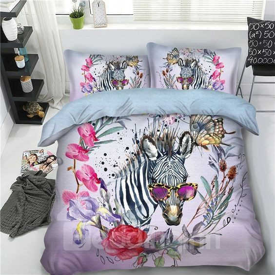 Zebra Bedding Set All Over Prints