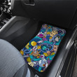 Abstract Cartoon Galaxy Space Print Front Car Floor Mats
