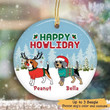 
	Christmas Dog Beagle Merry Woofmas Personalized Dog Decorative Christmas Ornament
